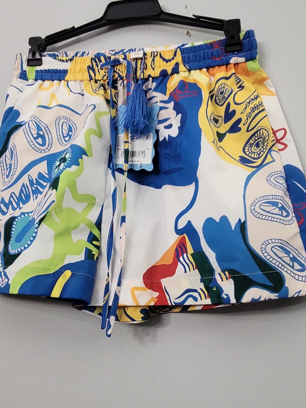 Chelsea & Violet Charlotte  Astro Multi-Color Patterned Shorts